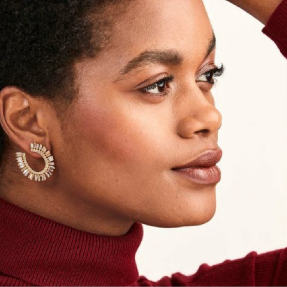Stella & Dot Baguette Blitz earrings